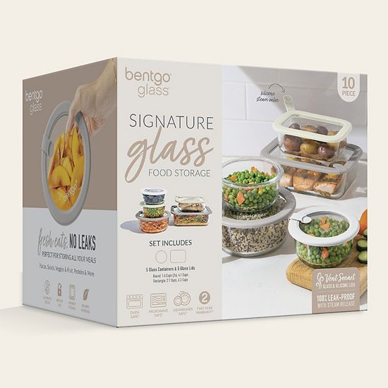  Bentgo Glass Signature 10-pc. Food Storage Set