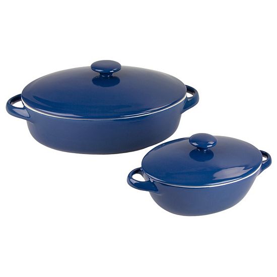  10 Strawberry Street Sienna Covered Casserole Bakeware Set