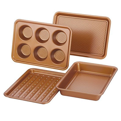  Ayesha Curry Bakeware 4-pc. Toaster Oven Baking Pan Set