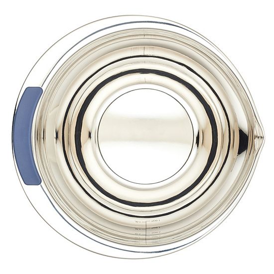  Ayesha Curry Pantryware 3-pc. Stainless Steel Nesting Mixing Bowl Set