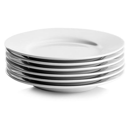  10 Strawberry Street Simply White 6-pc. Appetizer Plate Set