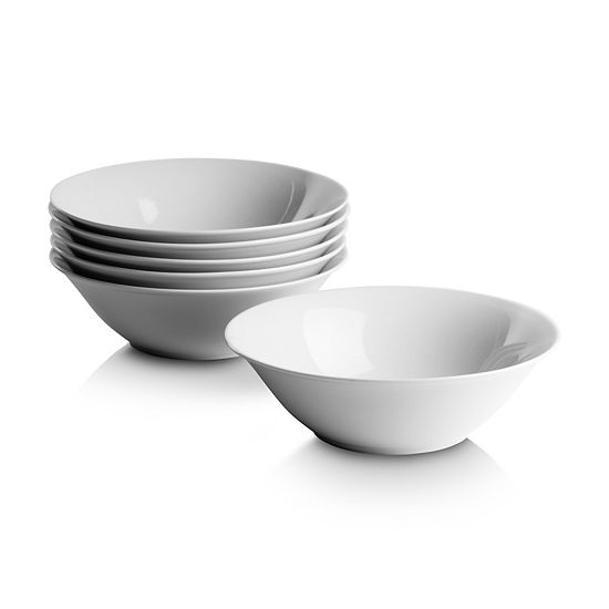  10 Strawberry Street Simply White 6-pc. Cereal Bowl Set