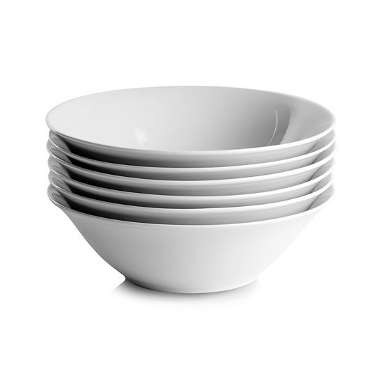  10 Strawberry Street Simply White 6-pc. Cereal Bowl Set