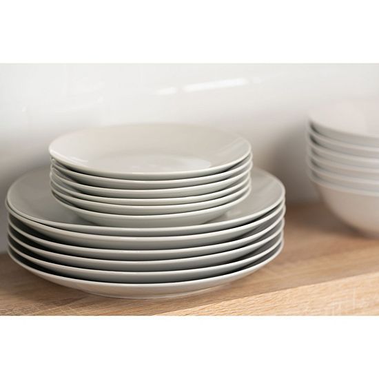  10 Strawberry Street Simply White 6-pc. Coupe Salad Plate Set