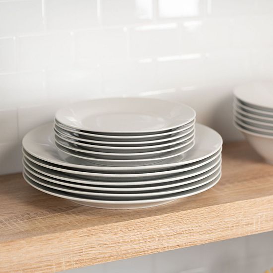  10 Strawberry Street Simply White 6-pc. Dinner Plate Set