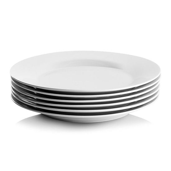  10 Strawberry Street Simply White 6-pc. Dinner Plate Set