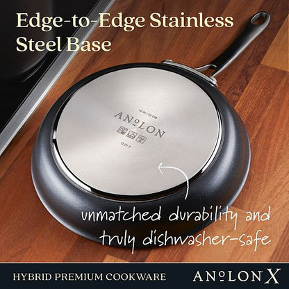  Anolon X Hybrid Nonstick Induction Frypan Set