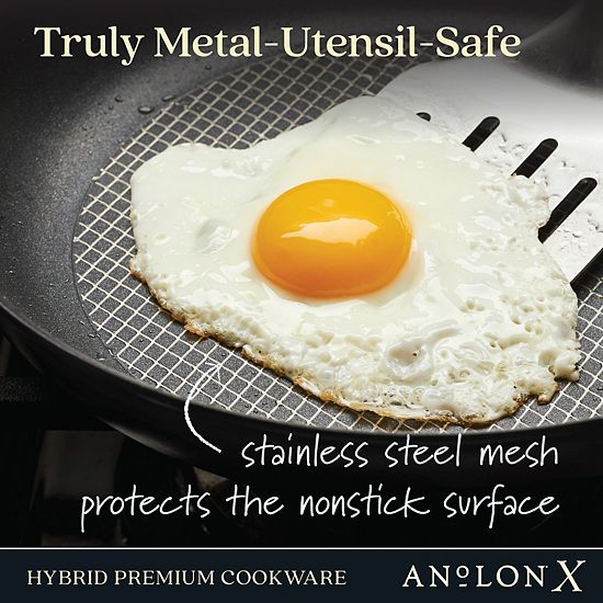  Anolon X Hybrid Nonstick Induction Frypan Set