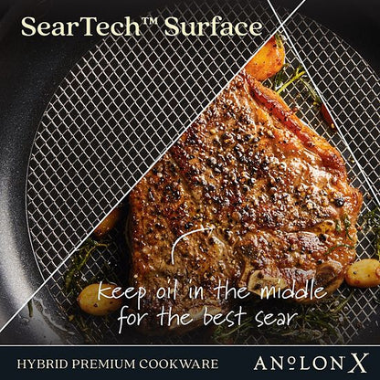  Anolon X Hybrid Nonstick Induction Frypan Set