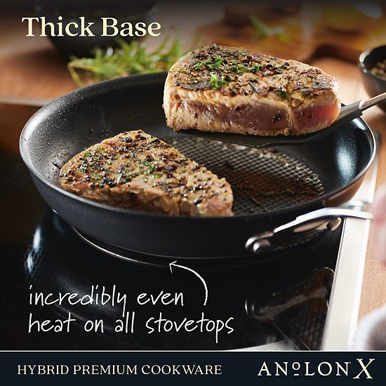  Anolon X Hybrid Nonstick Induction Frypan Set