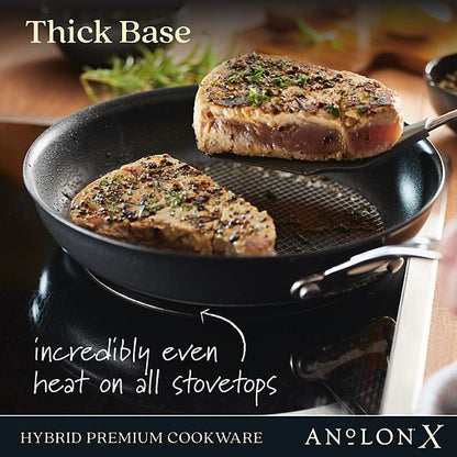  Anolon X Hybrid Nonstick Induction Frypan Set