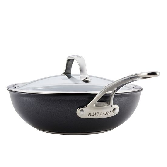  Anolon X Hybrid Nonstick Induction Stir Fry Wok With Lid