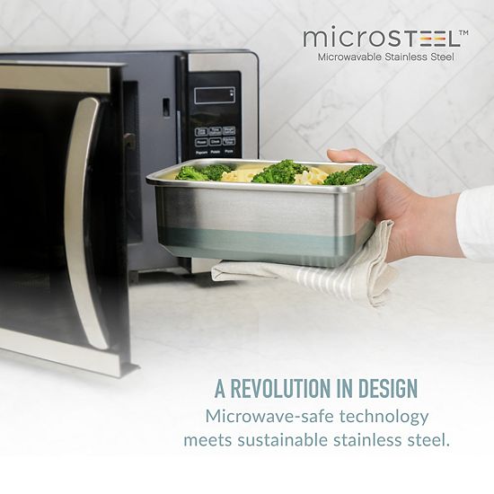  Bentgo Microsteel Heat & Eat Family-Size Food Container