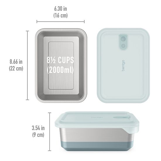 Bentgo Microsteel Heat & Eat Family-Size Food Container
