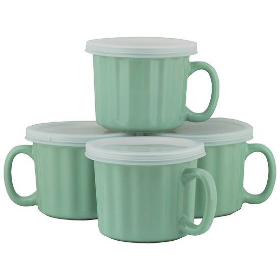 10 Strawberry Street 4-pc. Soup Mug With Lid Set