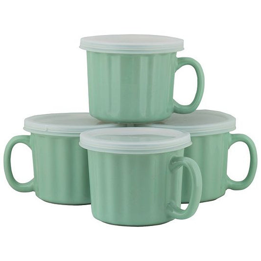  10 Strawberry Street 4-pc. Soup Mug With Lid Set