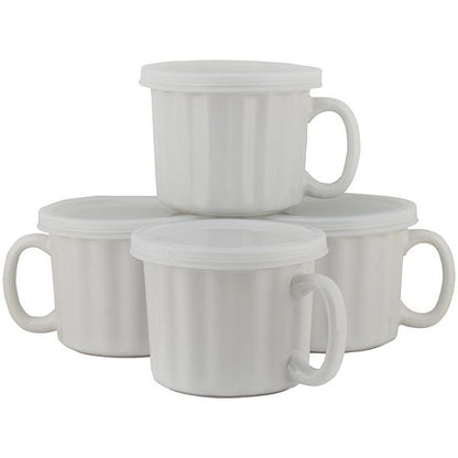  10 Strawberry Street 4-pc. Soup Mug With Lid Set