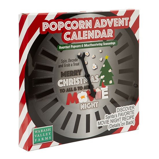  Wabash Valley Farms Santa’s Secret Popcorn Advent Calendar Whirley-Pop Popcorn Set