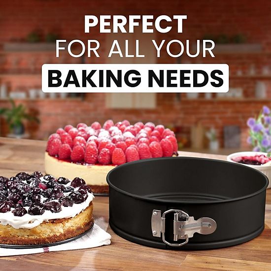  Zulay Kitchen Premium Springform Pan 9-Inch Nonstick Cheesecake Pan With Removable Bottom