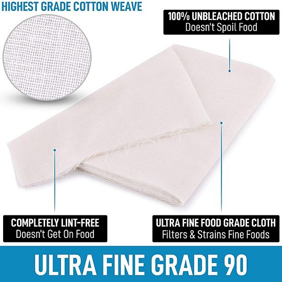  Zulay Kitchen Grade 90 Cheesecloth 3 Yard
