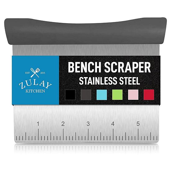  Zulay Kitchen Multi-purpose Bench Scraper & Chopper