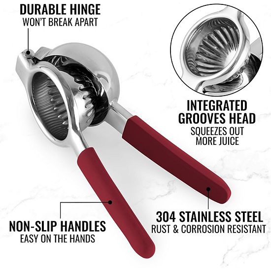  Zulay Kitchen Heavy Duty Stainless Steel Lemon Squeezer