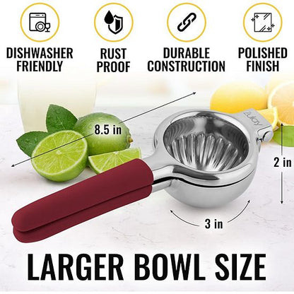  Zulay Kitchen Heavy Duty Stainless Steel Lemon Squeezer