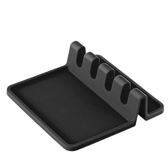  Zulay Kitchen Silicone Utensil Rest With Drip Pad For Multiple Utensils