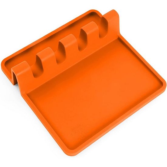  Zulay Kitchen Silicone Utensil Rest With Drip Pad For Multiple Utensils
