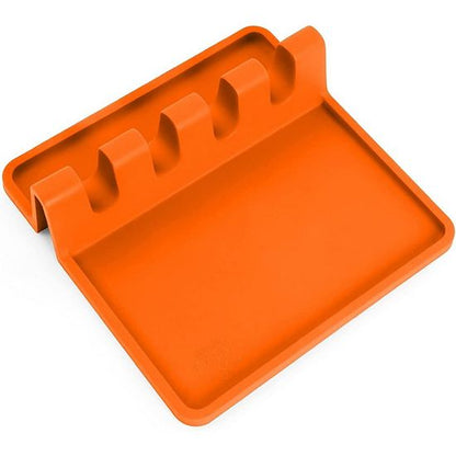  Zulay Kitchen Silicone Utensil Rest With Drip Pad For Multiple Utensils