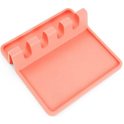  Zulay Kitchen Silicone Utensil Rest With Drip Pad For Multiple Utensils