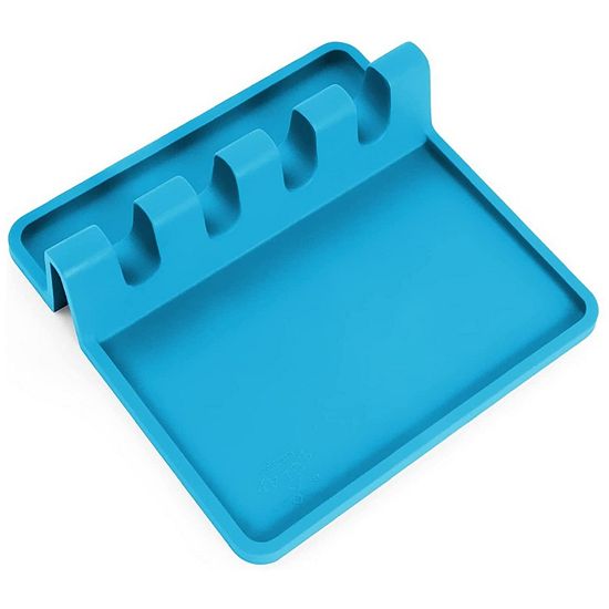  Zulay Kitchen Silicone Utensil Rest With Drip Pad For Multiple Utensils