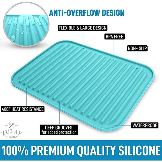  Zulay Kitchen Silicone Trivets For Hot Pots And Pans (2 Pack)