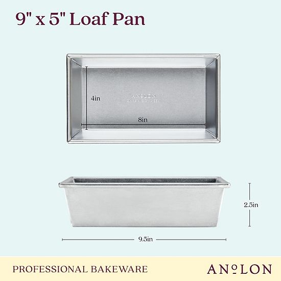  Anolon Pro-Bake Bakeware Aluminized Steel Loaf Pan