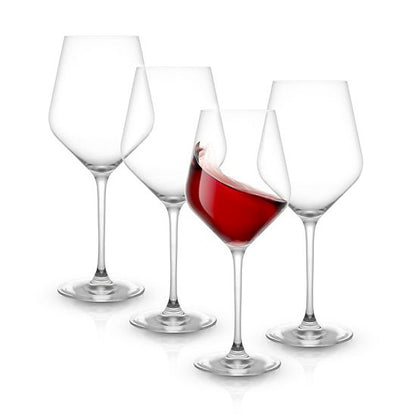  JoyJolt Layla 4-pc. Crystal Red Wine Glass Set