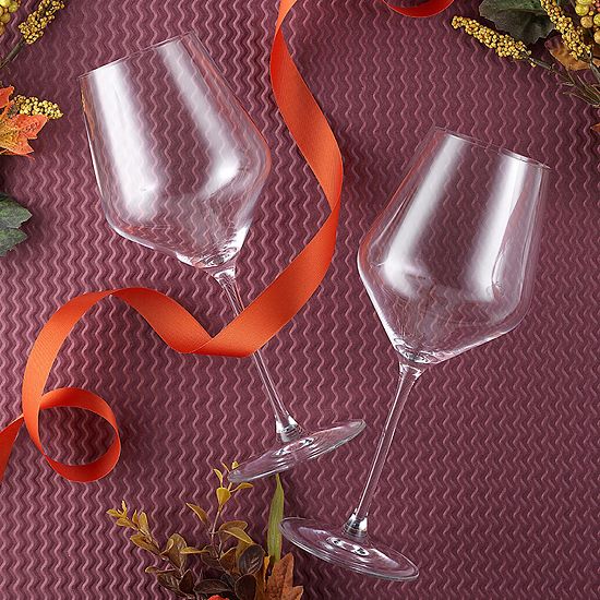  JoyJolt Layla 4-pc. Crystal Red Wine Glass Set