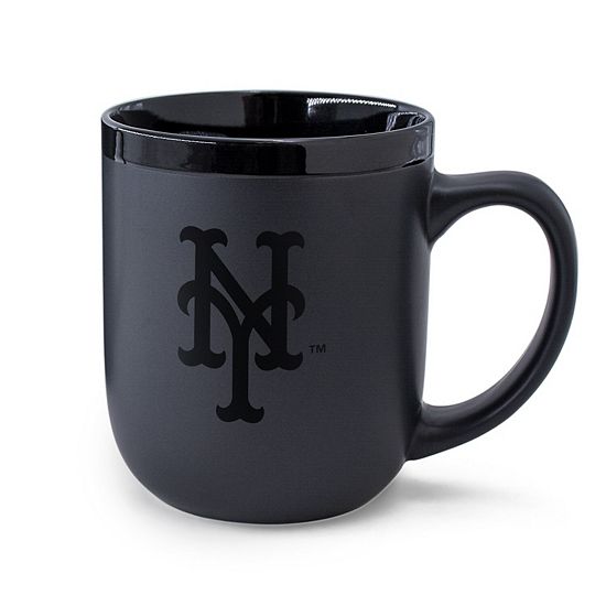  WinCraft New York Mets 17oz. Black Tonal Mug