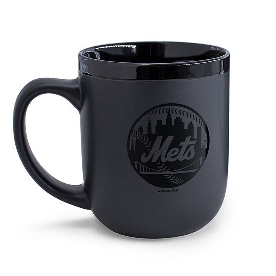  WinCraft New York Mets 17oz. Black Tonal Mug