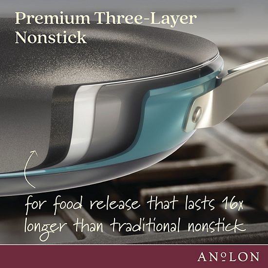  Anolon Achieve 2-qt. Hard-Anodized Nonstick Sauce Pan With Lid