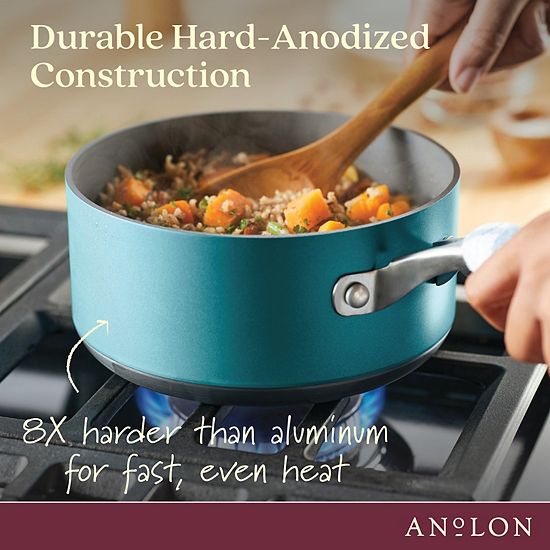  Anolon Achieve 2-qt. Hard-Anodized Nonstick Sauce Pan With Lid