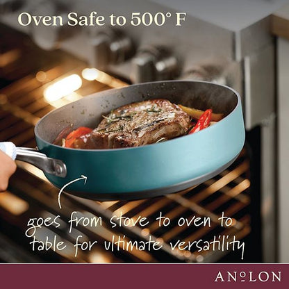  Anolon Achieve 3-qt. Hard-Anodized Nonstick Sauté Pan With Lid