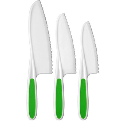  Zulay Kitchen 3-Piece Kids Knife Set For Real Cooking & Baking