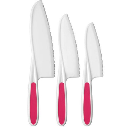  Zulay Kitchen 3-Piece Kids Knife Set For Real Cooking & Baking