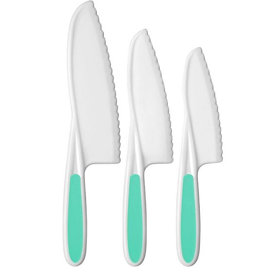  Zulay Kitchen 3-Piece Kids Knife Set For Real Cooking & Baking