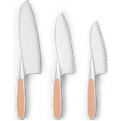  Zulay Kitchen 3-Piece Kids Knife Set For Real Cooking & Baking