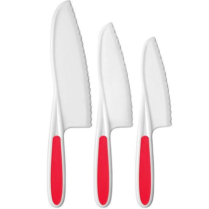  Zulay Kitchen 3-Piece Kids Knife Set For Real Cooking & Baking