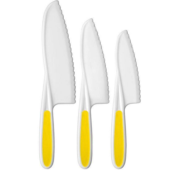  Zulay Kitchen 3-Piece Kids Knife Set For Real Cooking & Baking