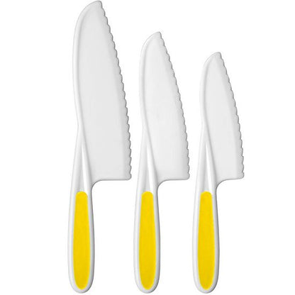  Zulay Kitchen 3-Piece Kids Knife Set For Real Cooking & Baking