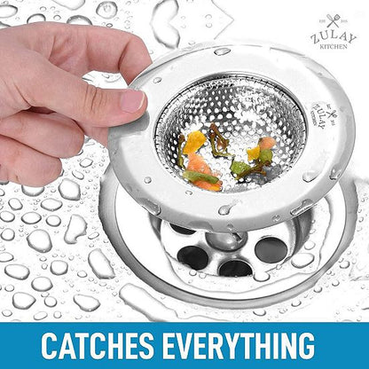  Zulay Kitchen Sink Drain Strainer (2 Pack)