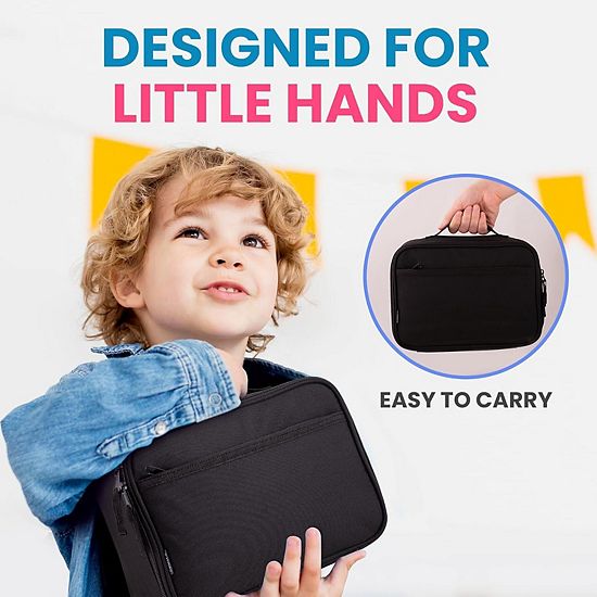  Zulay Insulated Lunch Bag With Spacious Compartment & Built-In Handle